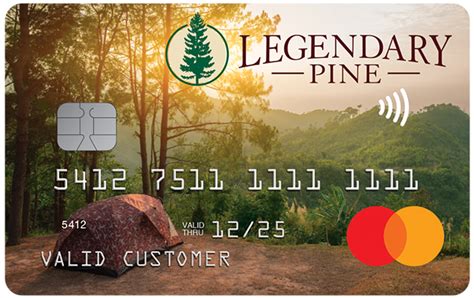 Mastercard and the. . Legendary pine mastercard